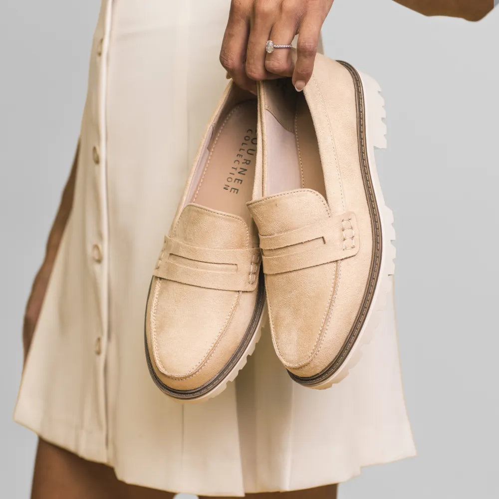 Stone Faux Suede