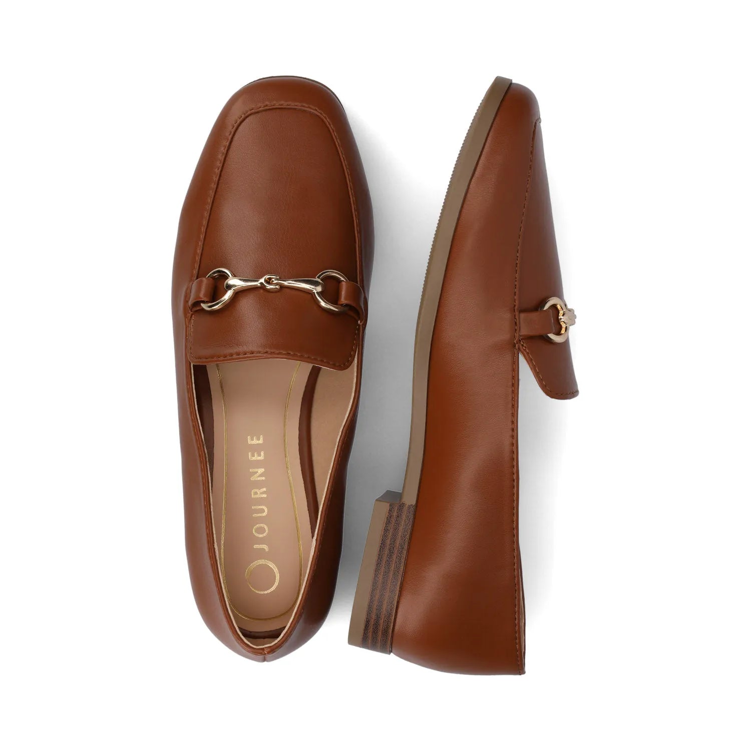 LACIE Slip-On Loafers in Cognac