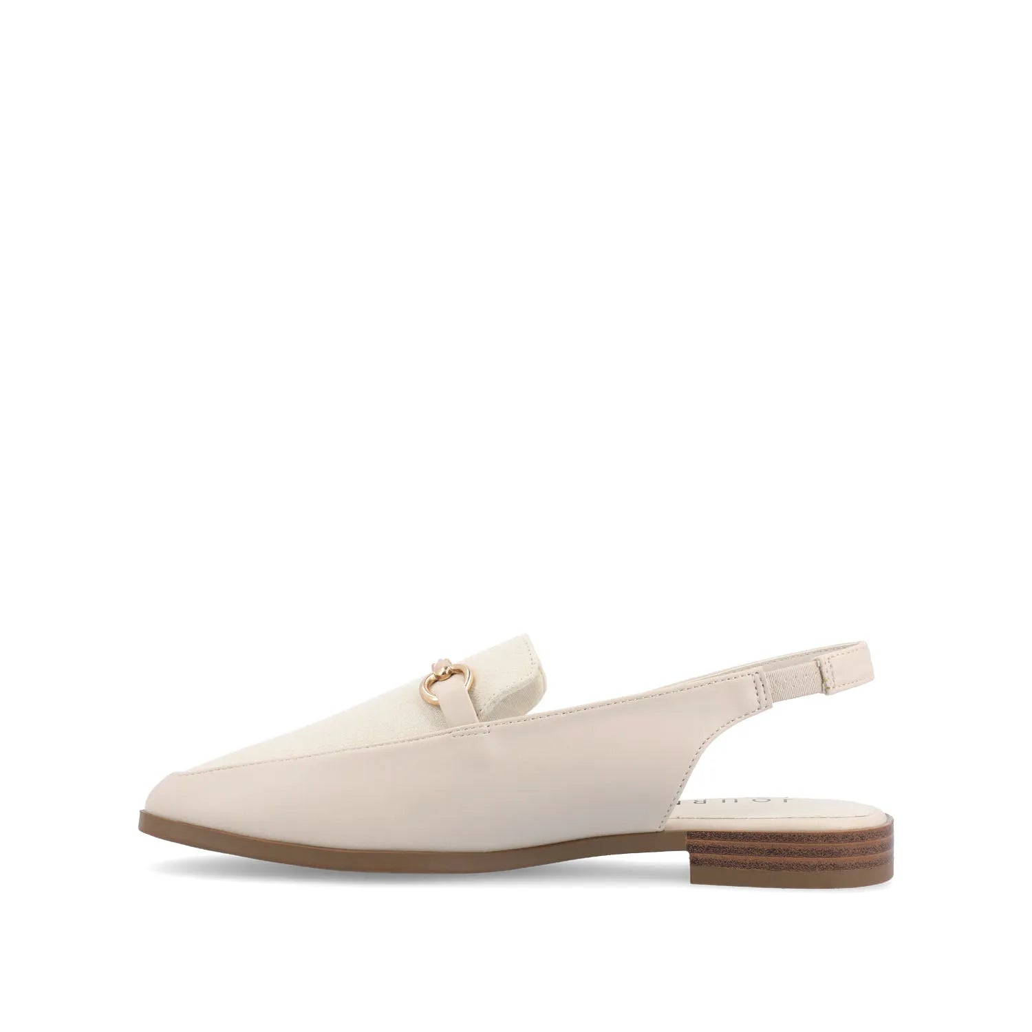 Lainey Loafer Flats in Vegan Leather - Off White