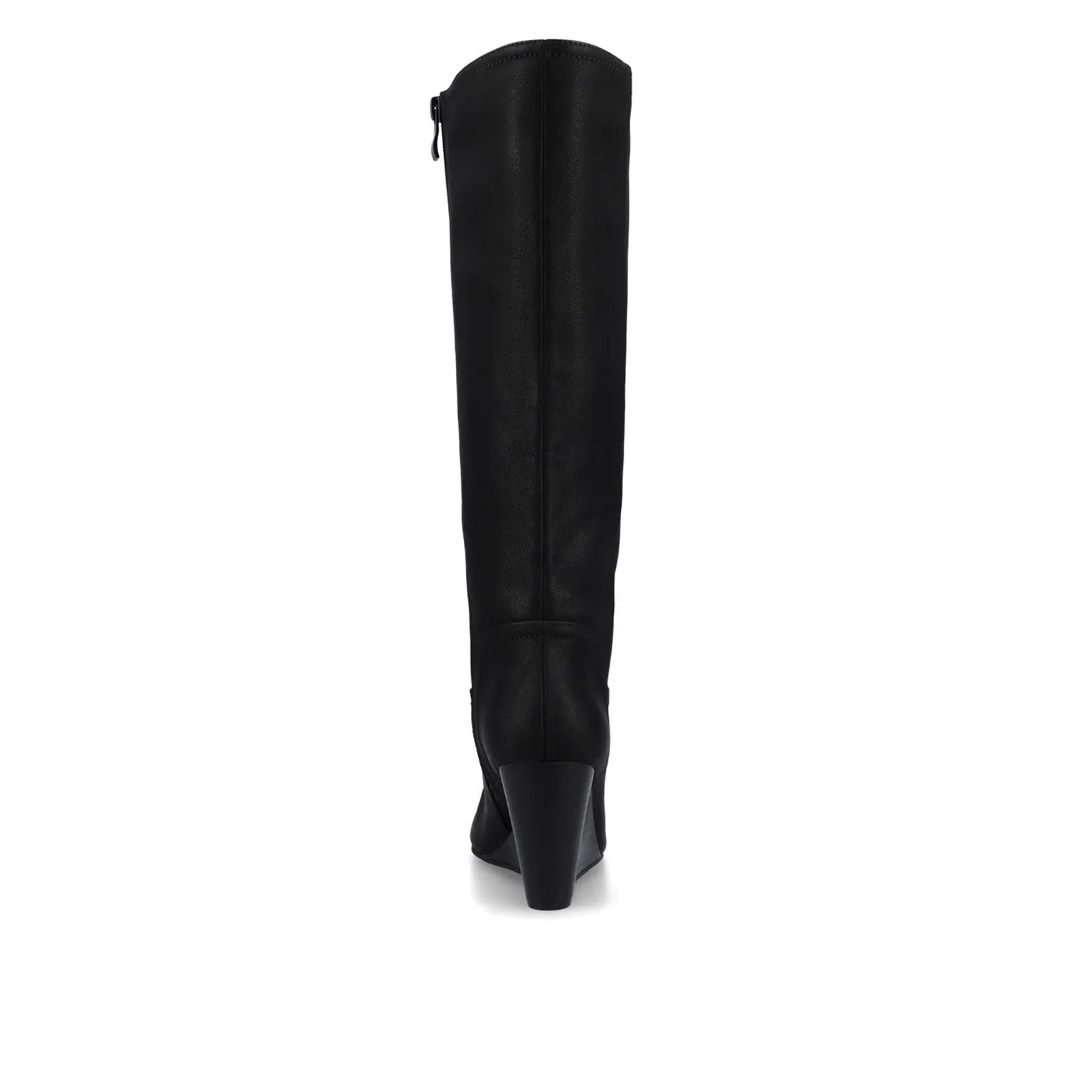 Langly Knee-High Boots in Vegan Leather - Black