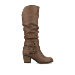 LATE BOOTS IN WIDE WIDTH (FOOTBED) - Taupe PU