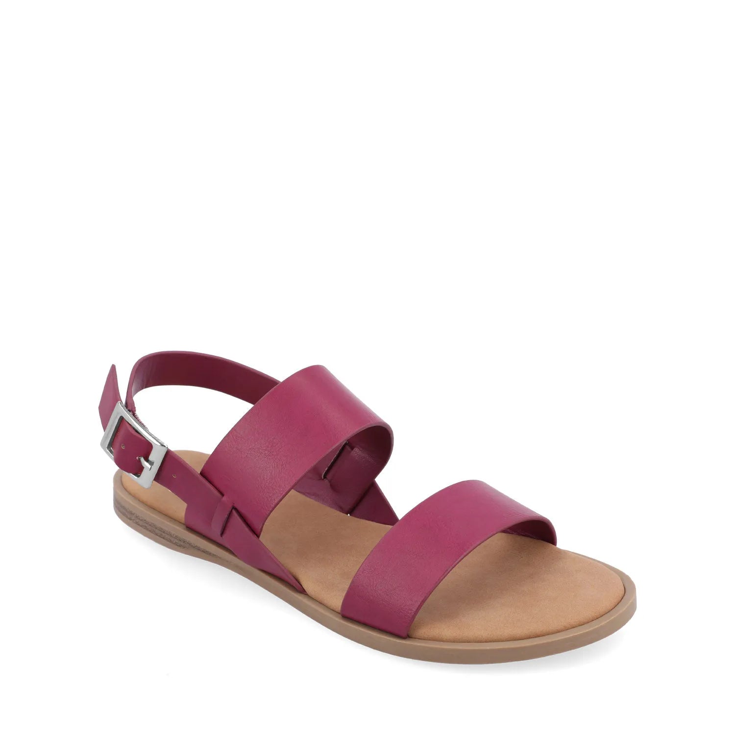 LAVINE MULTI STRAP SANDALS IN STATEMENT - Raspberry