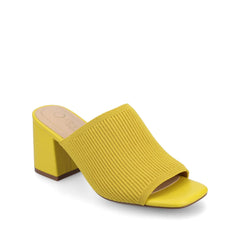 LORENNA BLOCK HEEL MULES - WIDE FIT