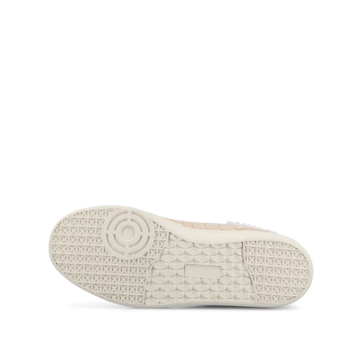 LUMMIE Casual Lace-Up Sneakers in Croco Beige