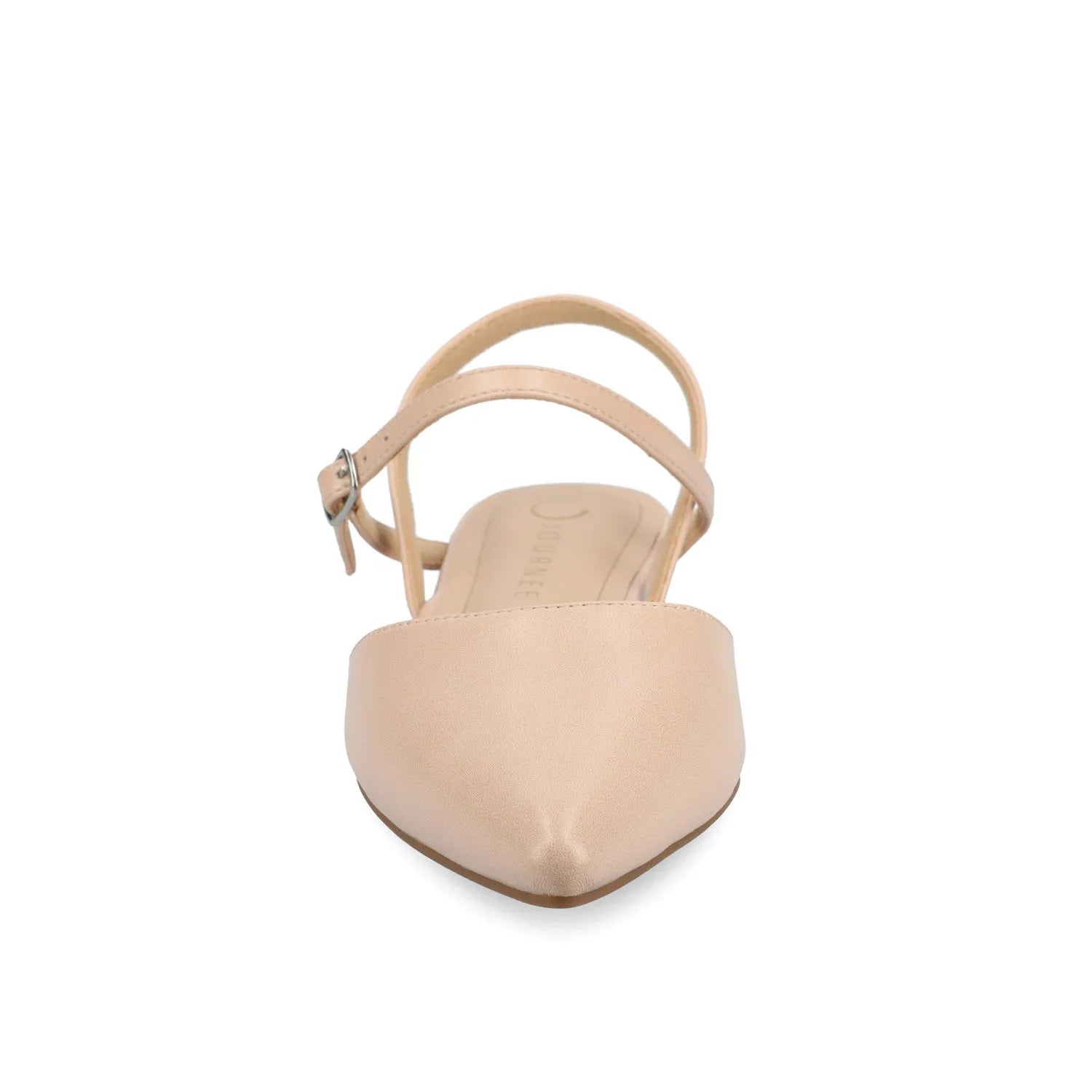 Martine Slingback Flats in Vegan Leather - Blush