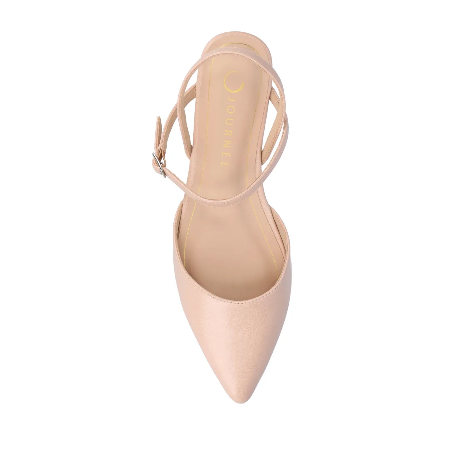 Martine Slingback Flats in Vegan Leather - Blush