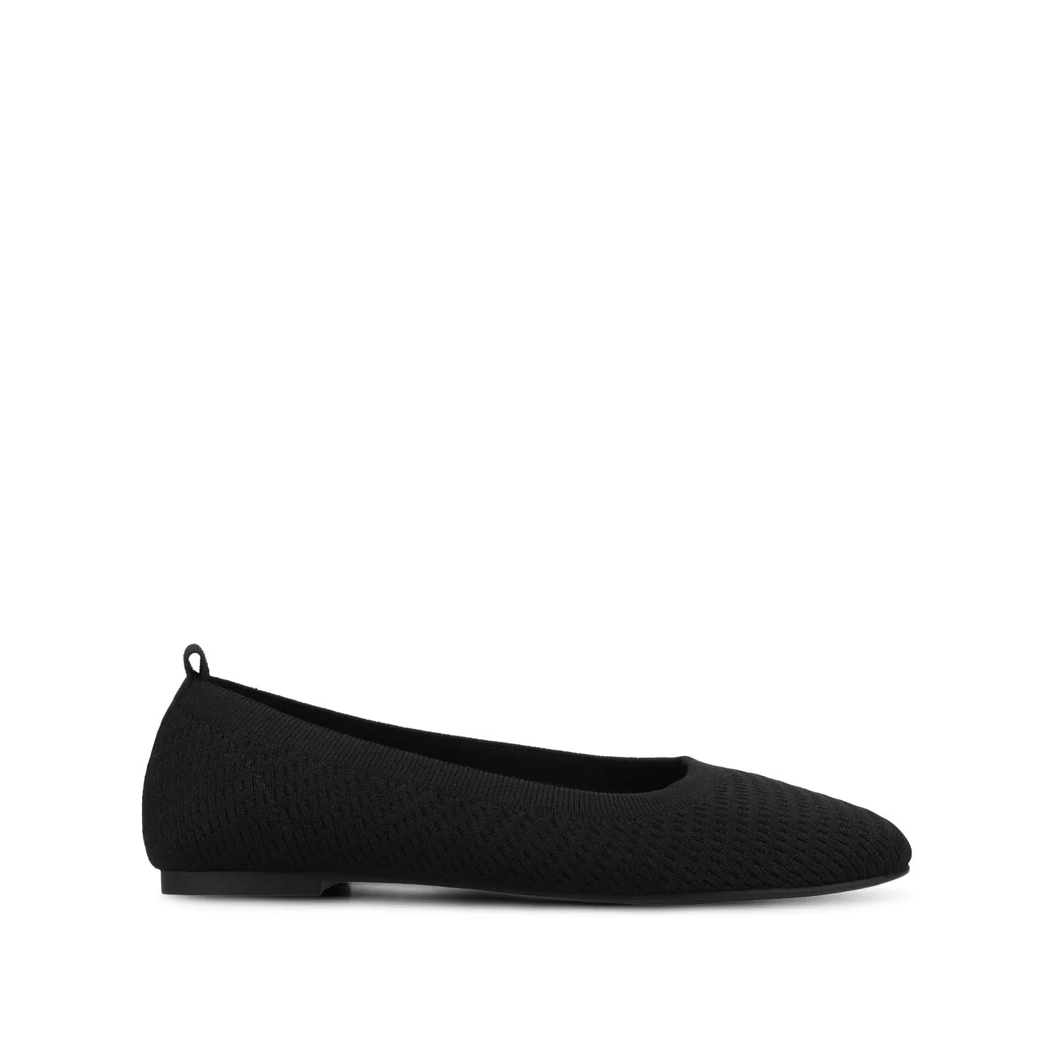 Maryann Knit Ballet Flats in Black Knit