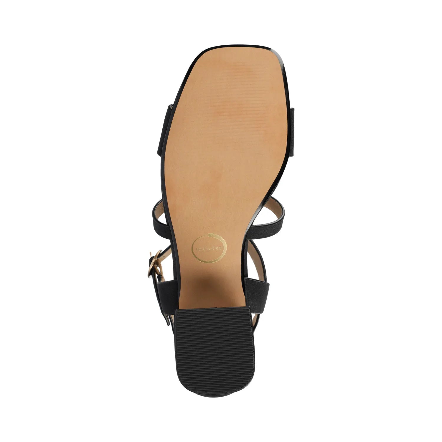 Merisol Ankle Strap Heels - Black