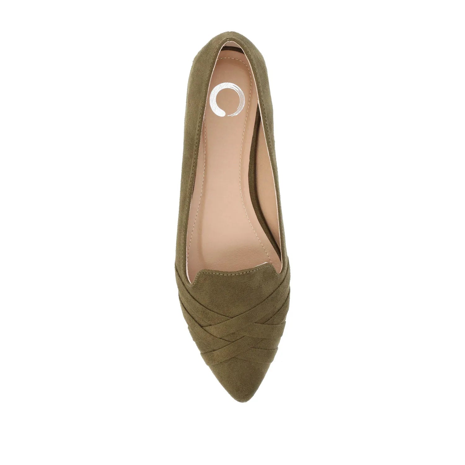 MINDEE Wide Loafer Flats - Olive