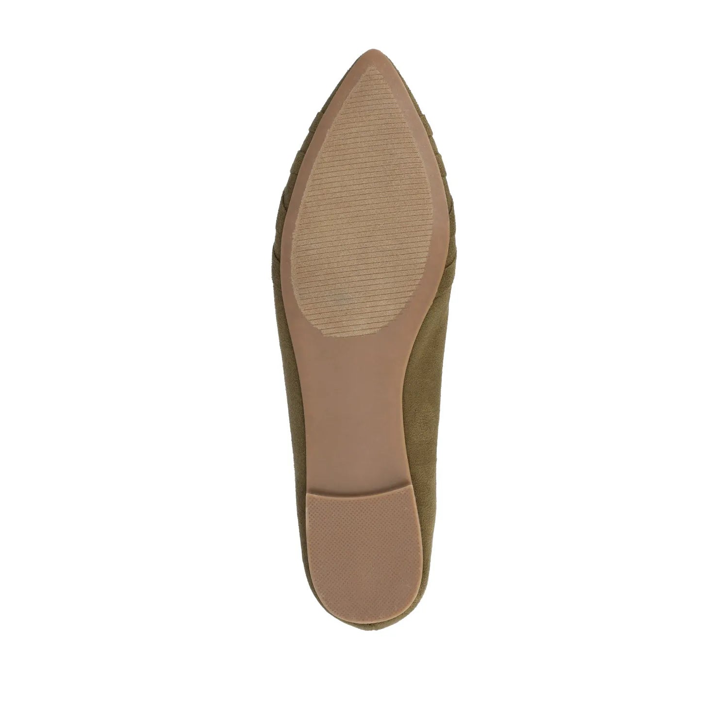 MINDEE Wide Loafer Flats - Olive