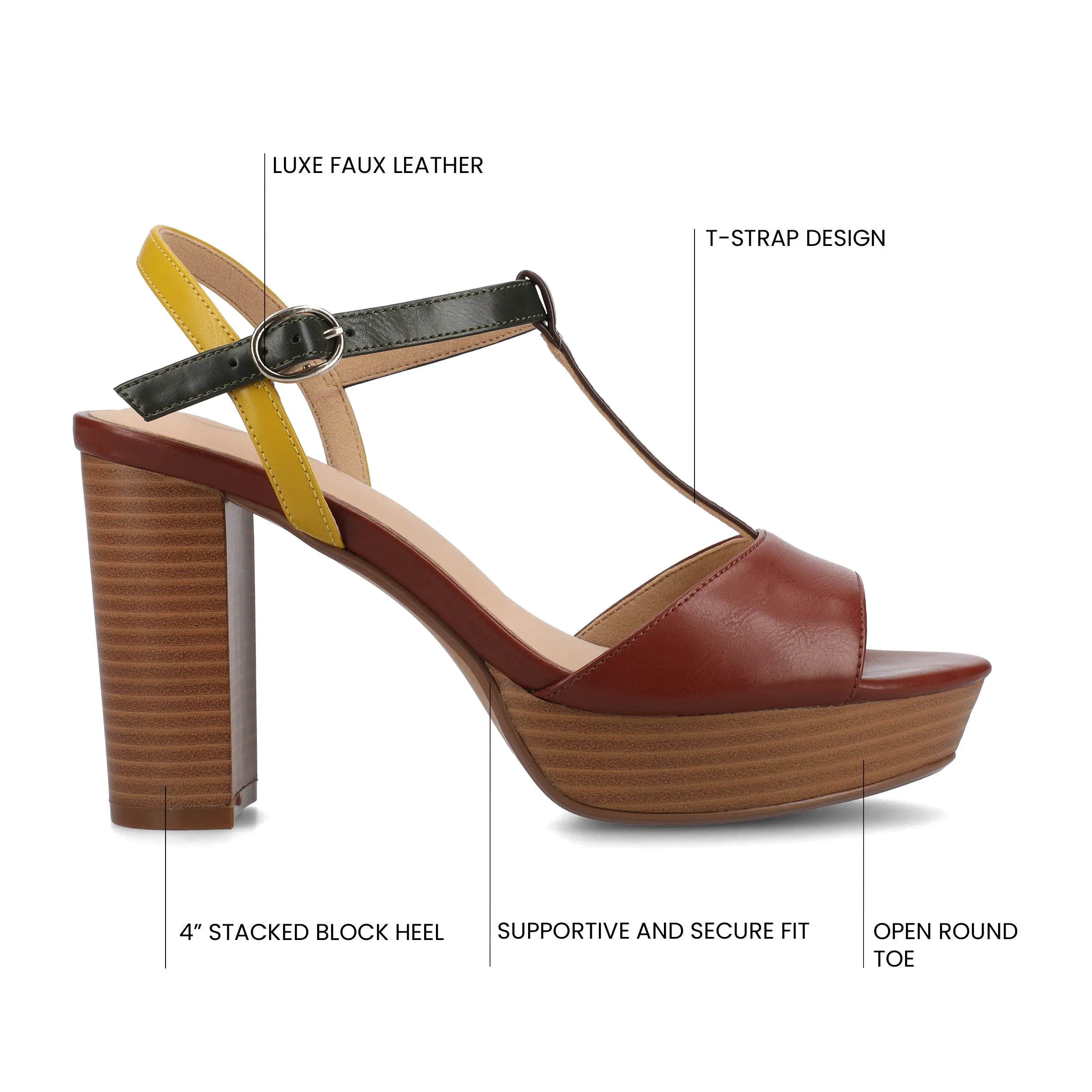 Nalie Platform Dress Sandals - Multi
