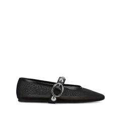 NAVEAH Ballet Flats in Black Mesh