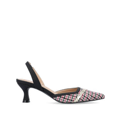 Black and Pink Houndstooth