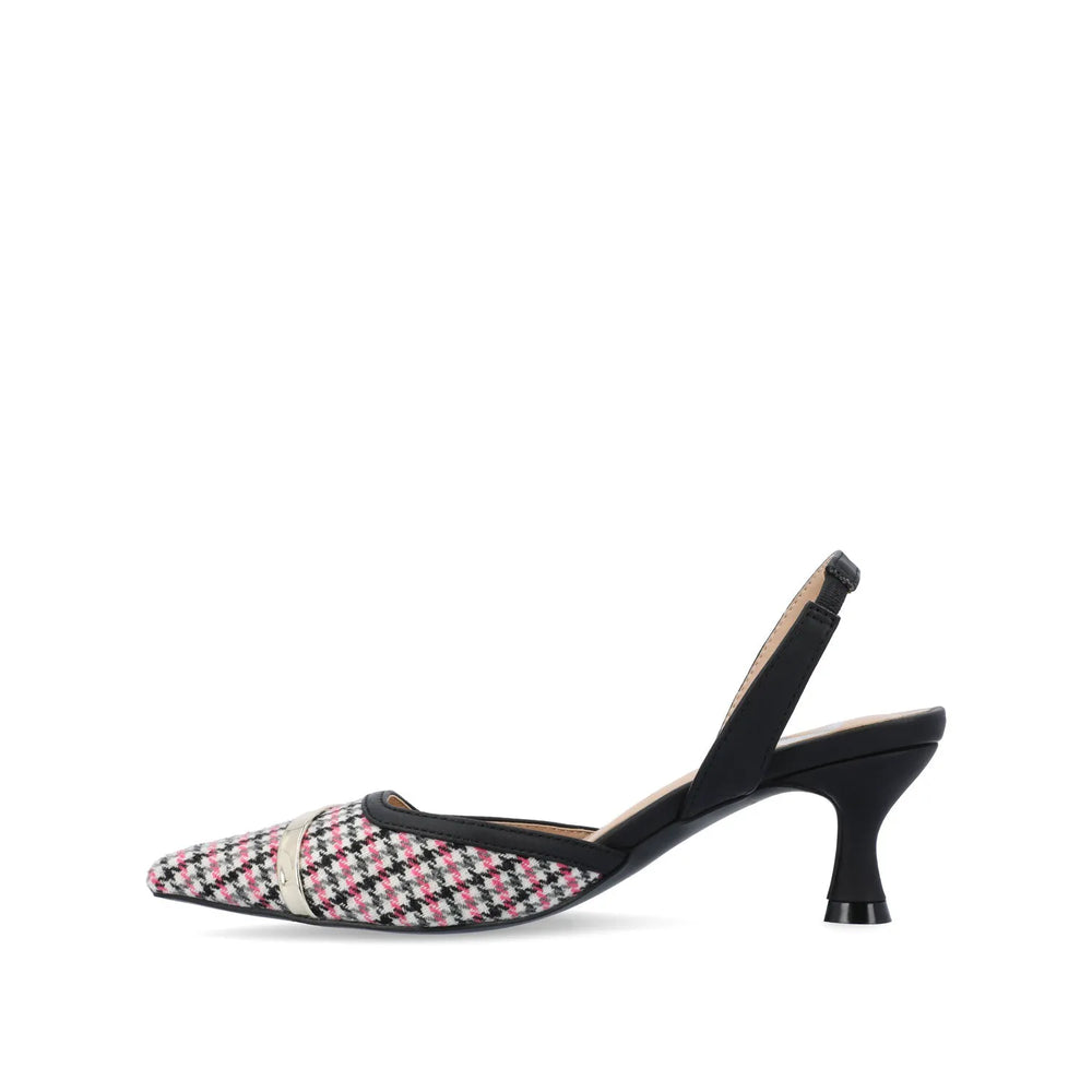 Black and Pink Houndstooth