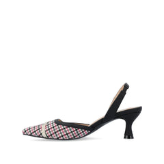 Black and Pink Houndstooth