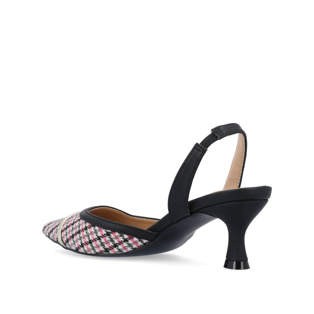Black and Pink Houndstooth