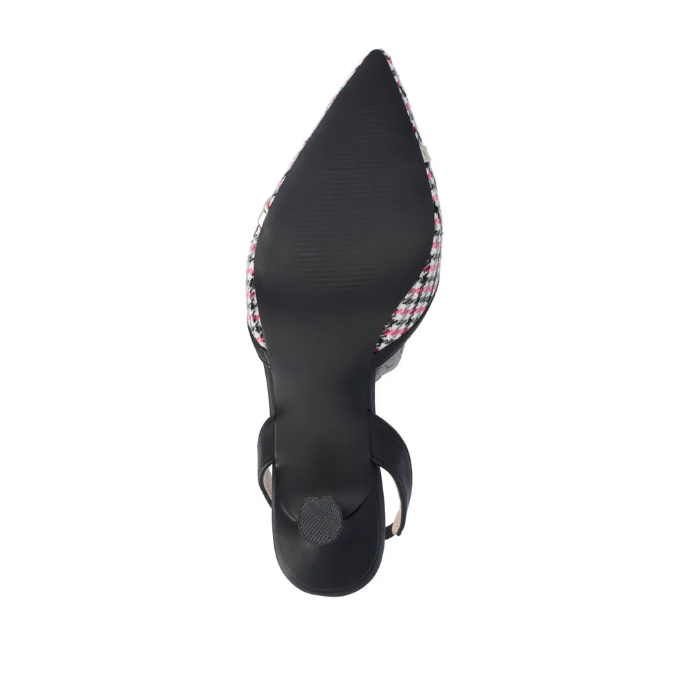 Black and Pink Houndstooth