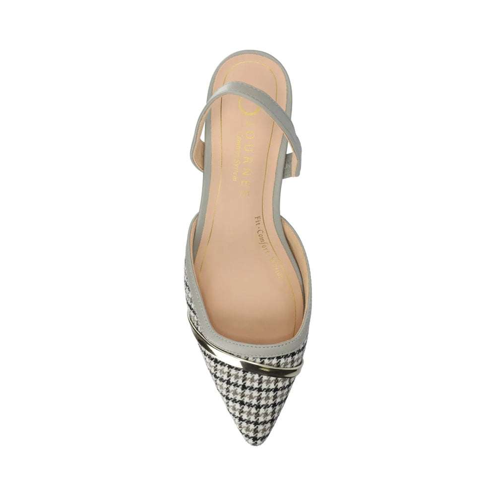 Grey Houndstooth Tweed