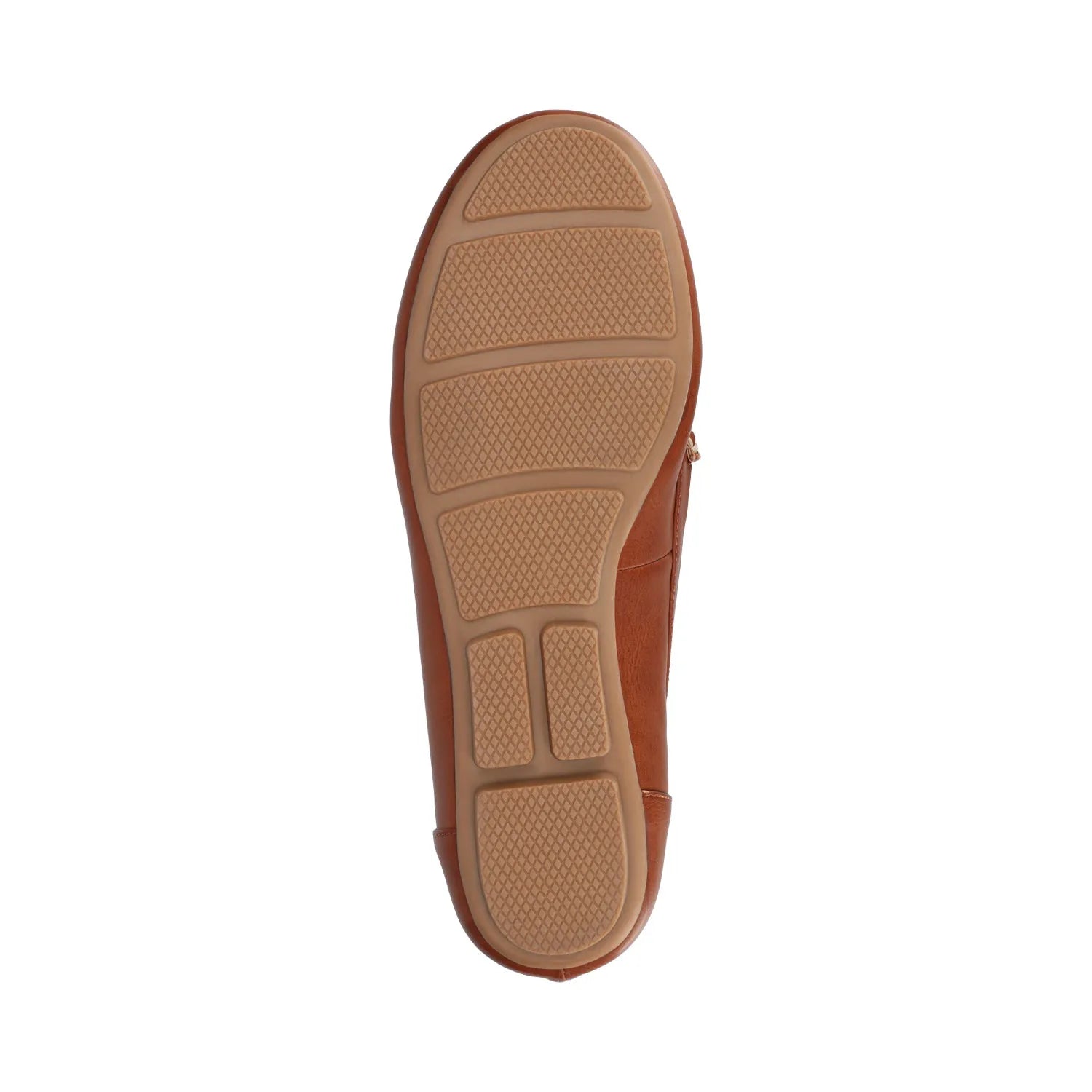 NOVELLA Wide Driving Loafer - Cognac