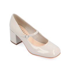 OKENNA Mary Jane Pump Heels in Wide - Grey