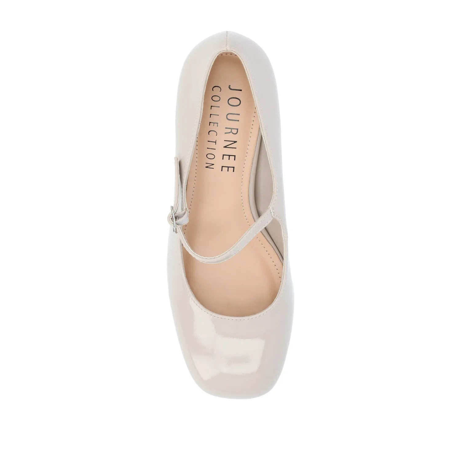 OKENNA Mary Jane Pump Heels in Wide - Grey