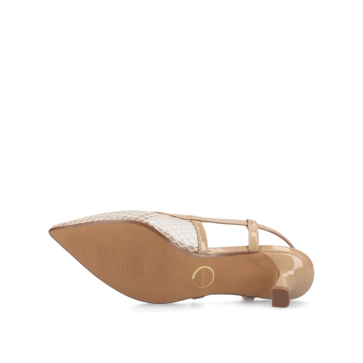PADMA Sling Back Pumps in Mesh - Nude Mesh