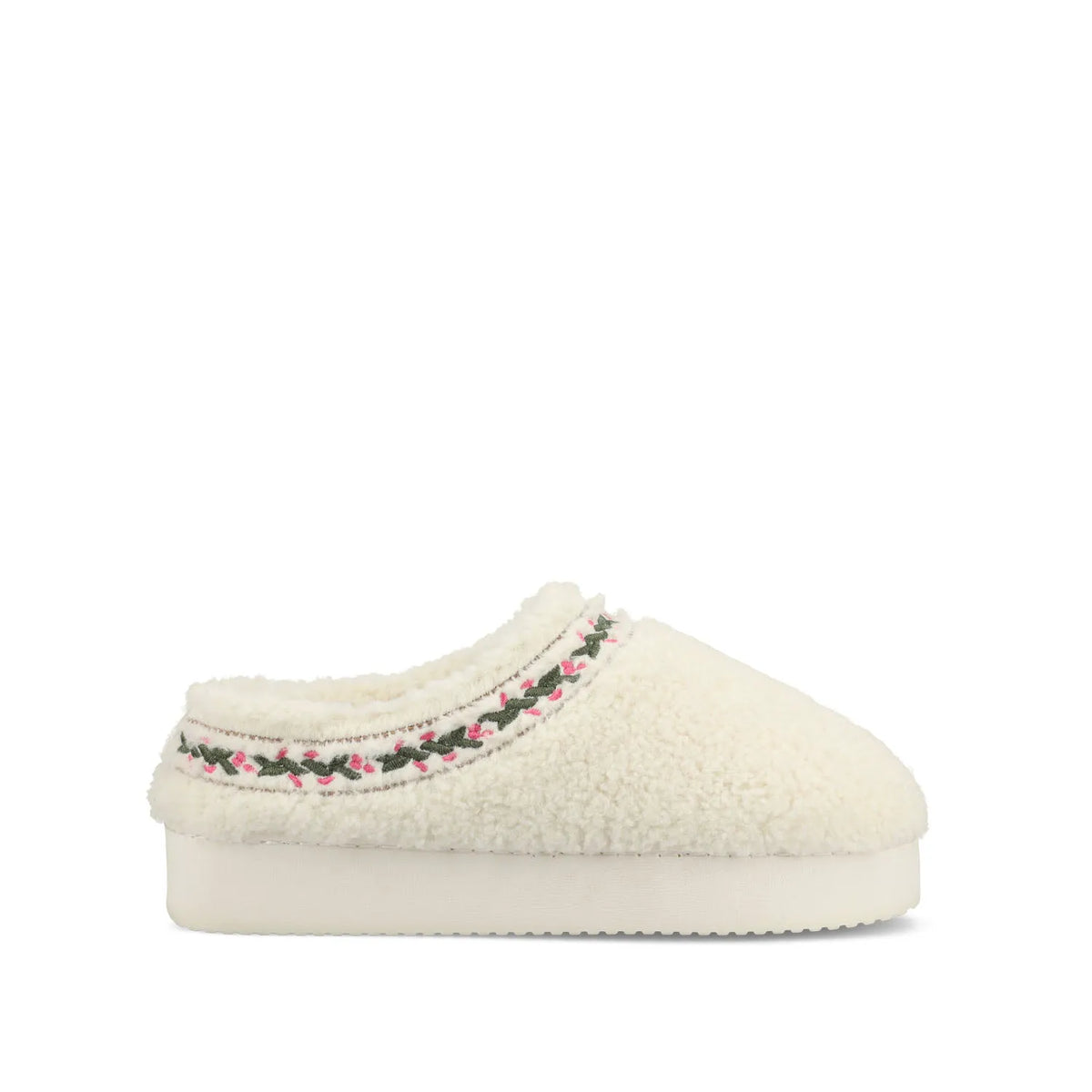 PALLMER SLIPPERS IN FAUX SHEARLING - Cream Fleece