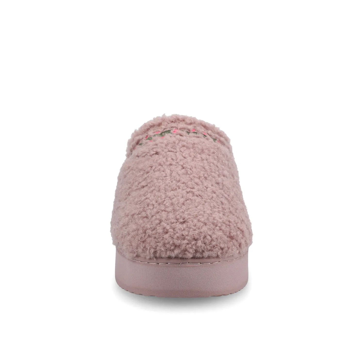 Pallmer Slippers in Faux Shearling - Lilac Fleece