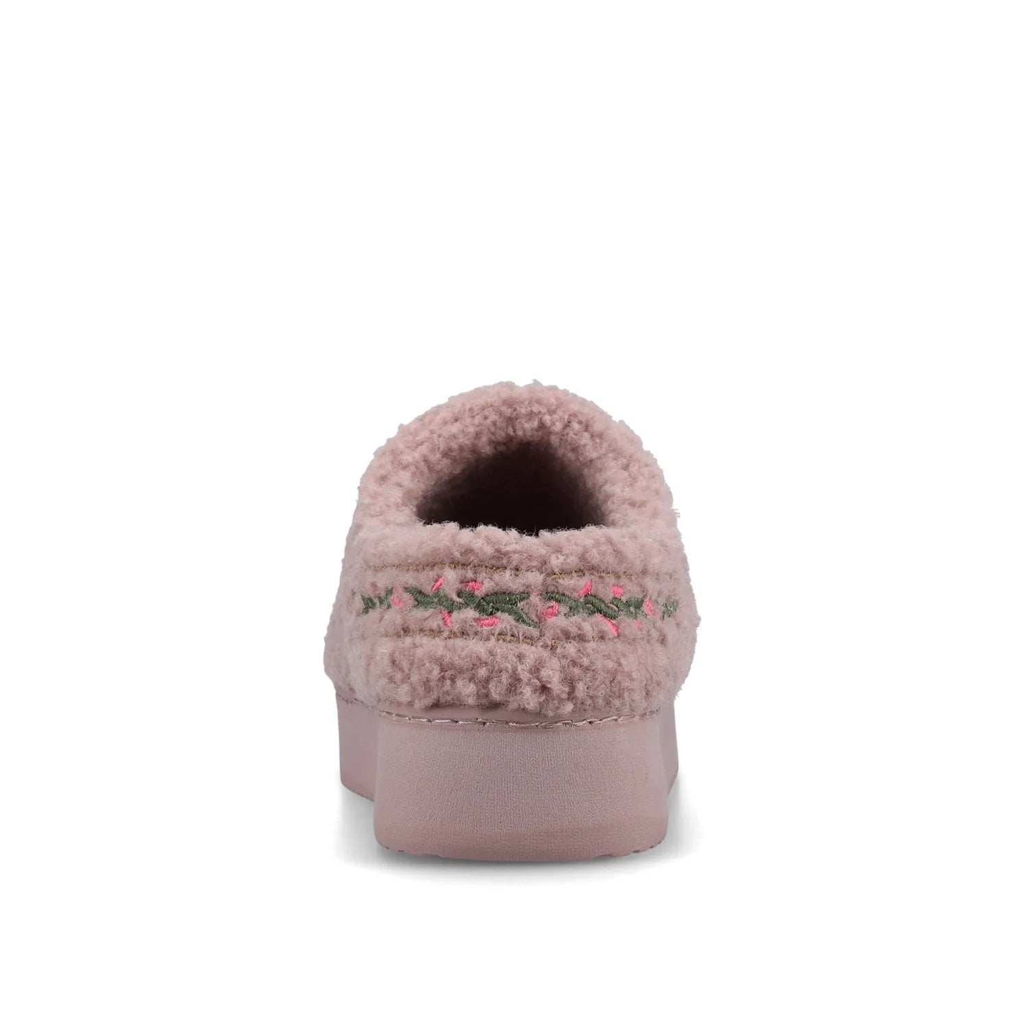 Pallmer Slippers in Faux Shearling - Lilac Fleece