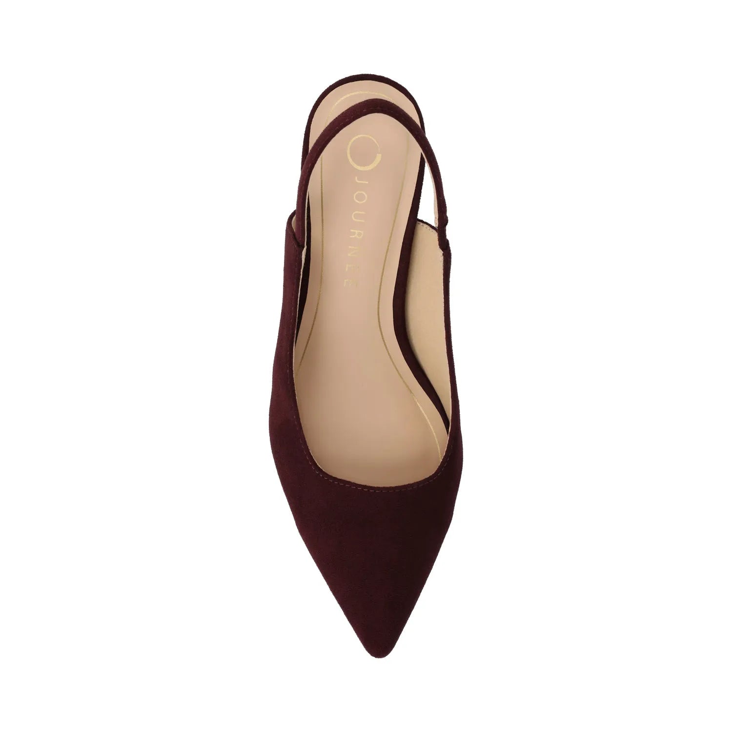 Paulina Sling Back Pumps in Wide - Oxblood