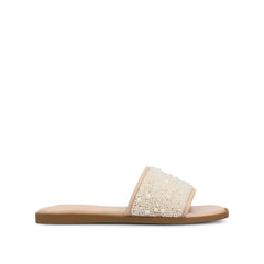 PRECLY EVENING FLAT SANDALS - Blush