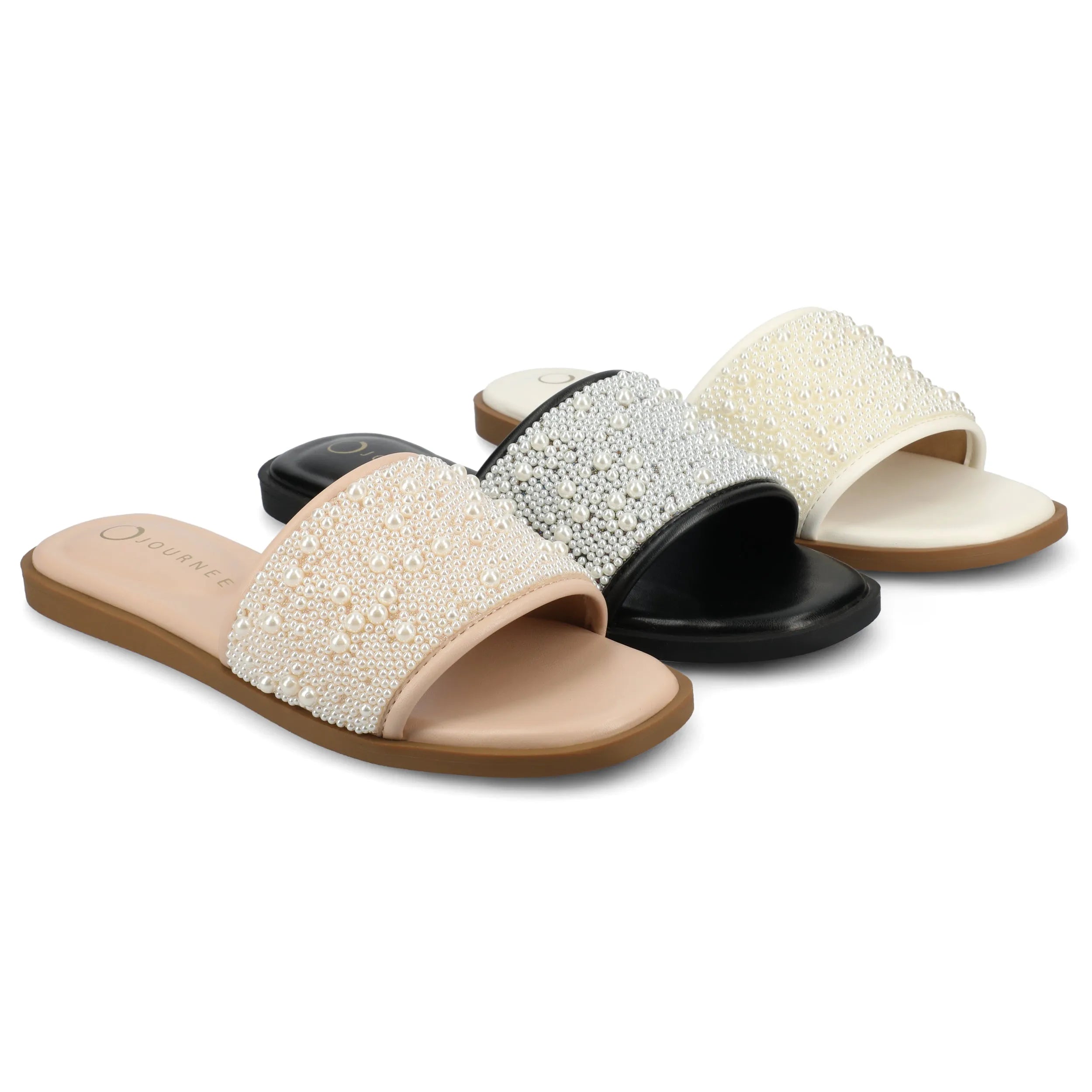 PRECLY EVENING FLAT SANDALS - Blush