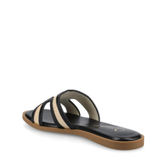 Black/Natural Raffia