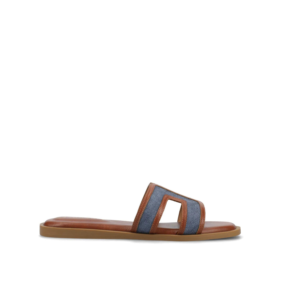 Primah Flat Sandals - Denim