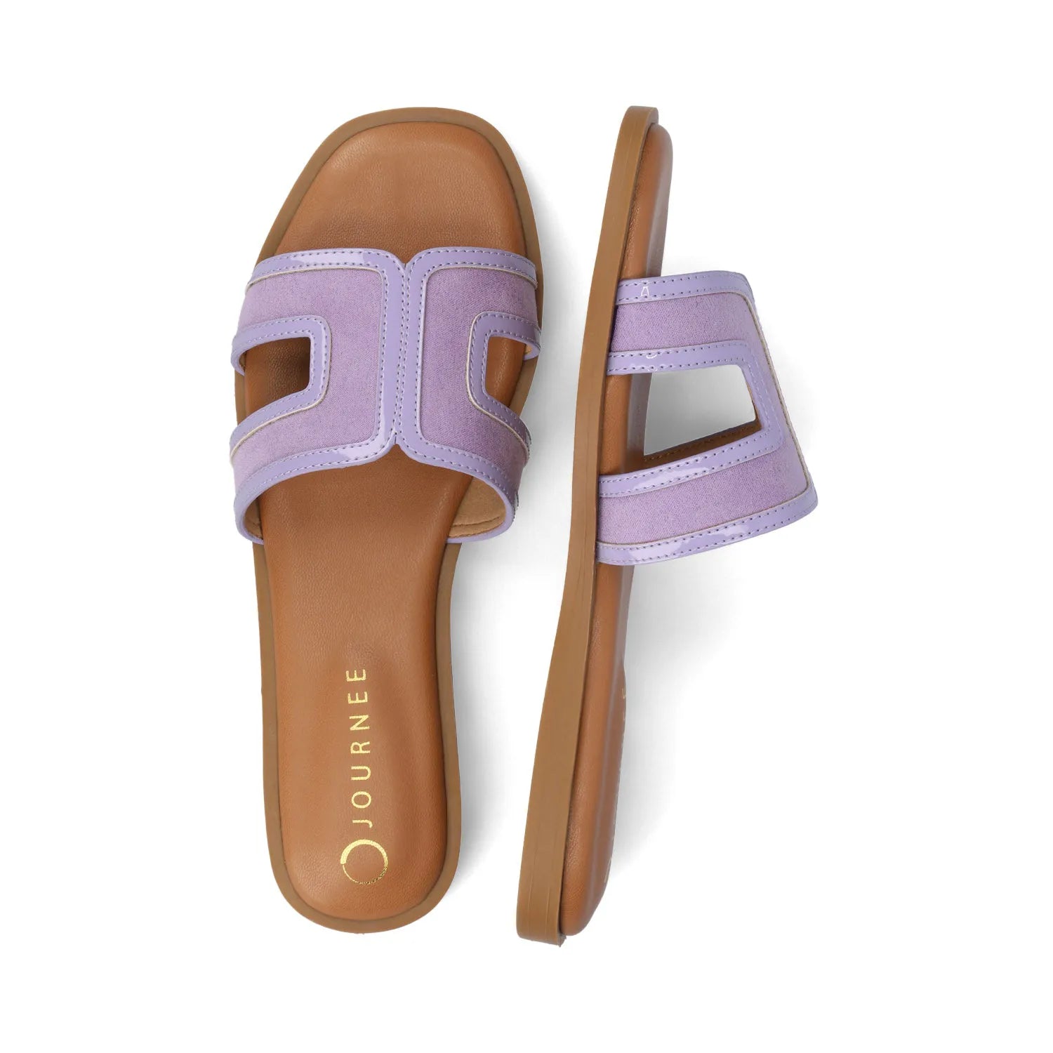 PRIMAH Flat Sandals in Lilac