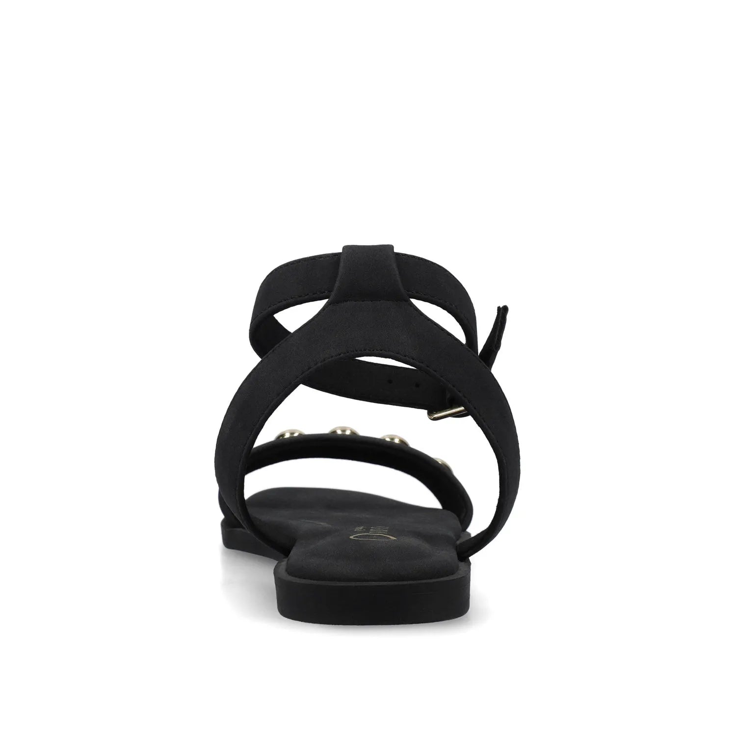 Primrose Ankle Strap Sandals in Black Nubuck