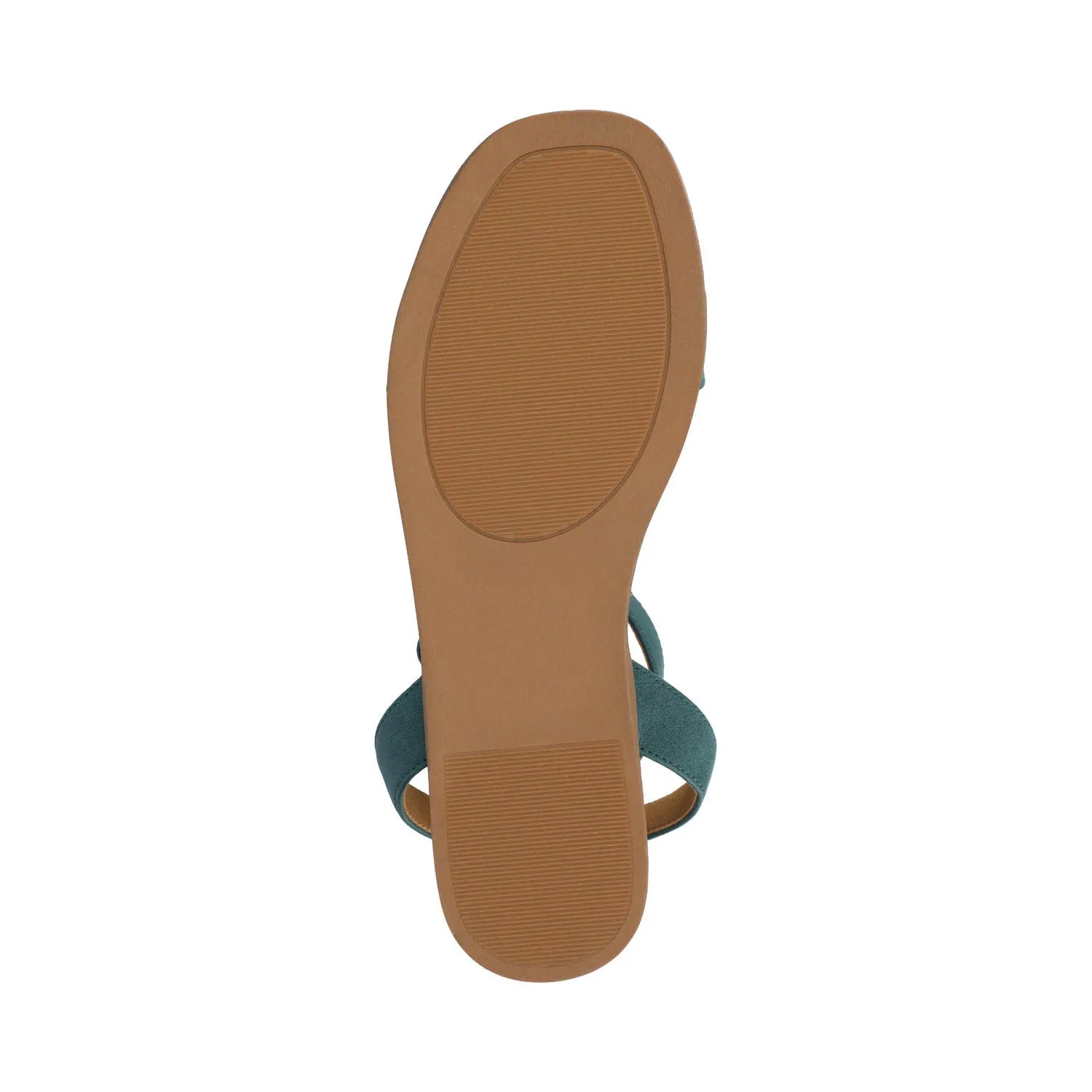 Primrose Ankle Strap Sandals in Teal Nubuck