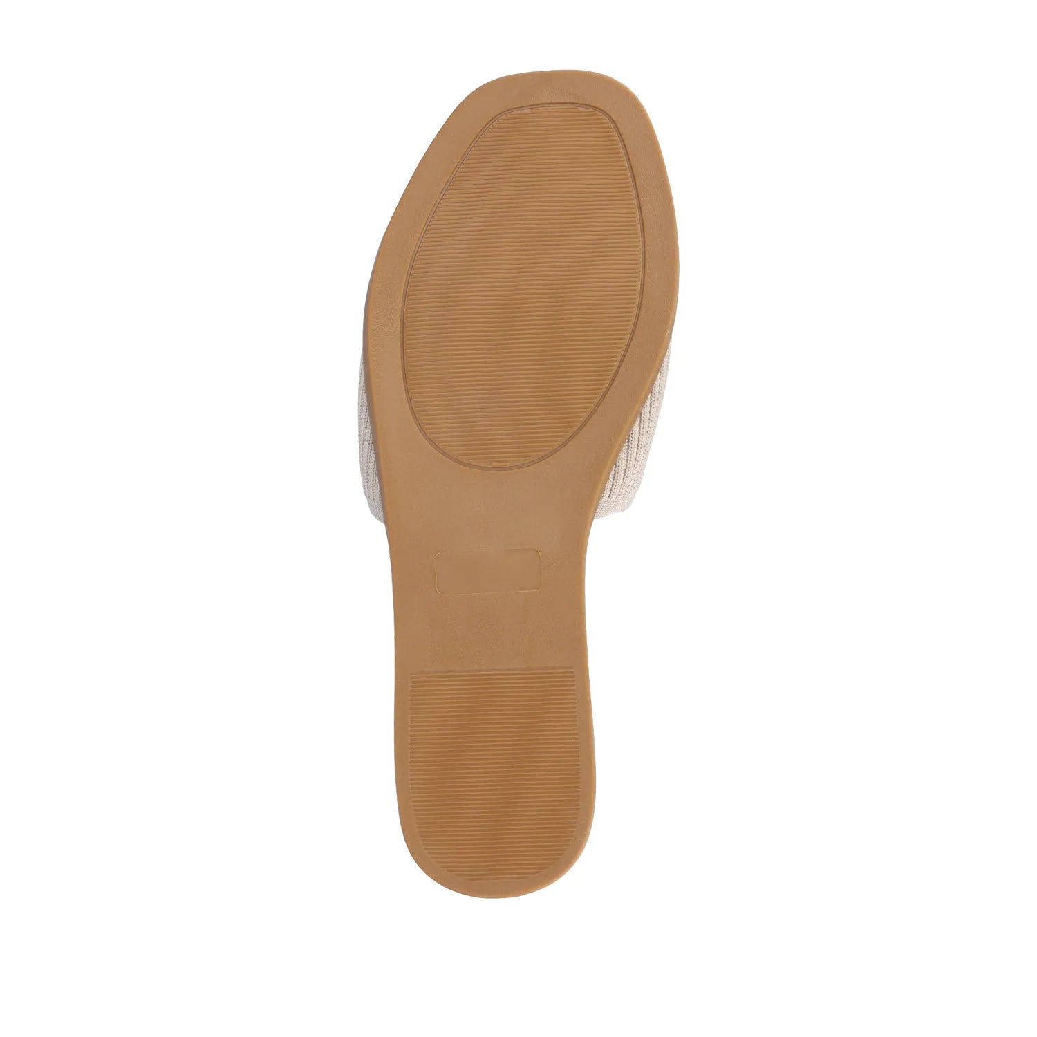 Prisilla Knit Slide Sandals - Taupe