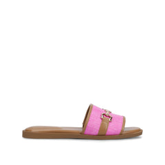 Priya Slip-On Sandals in Hot Pink