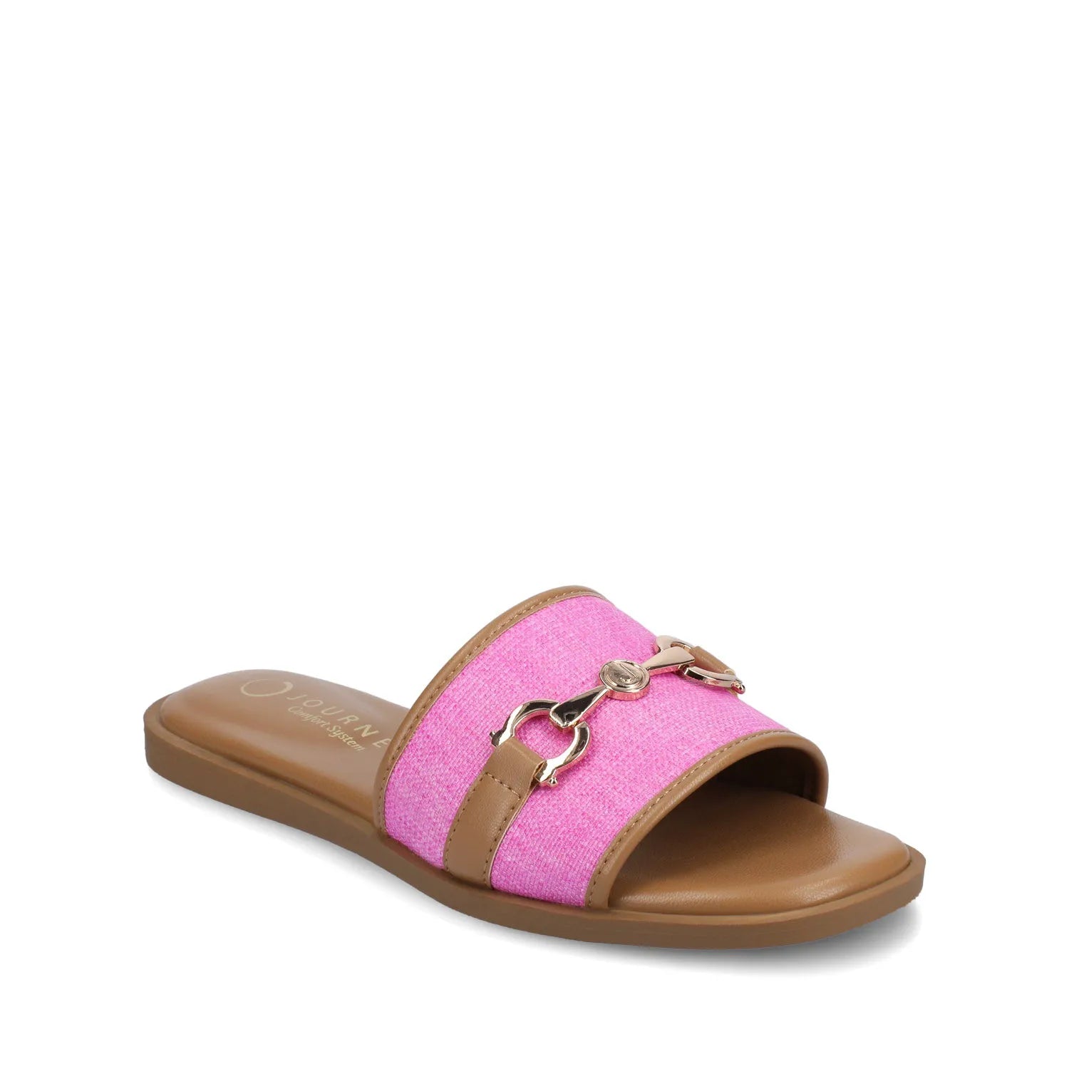 Priya Slip-On Sandals in Hot Pink