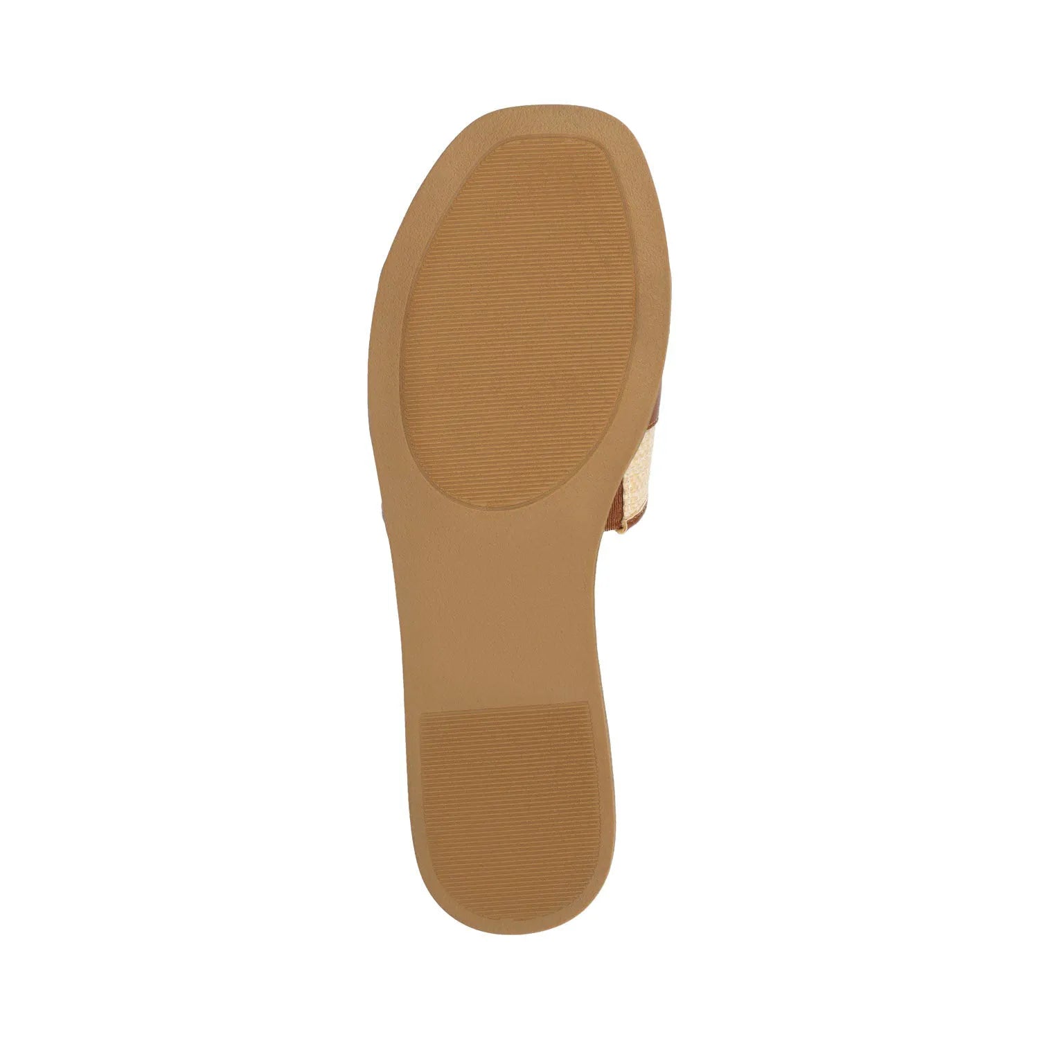 PRIYA SLIP ON SANDALS - Natural Cognac