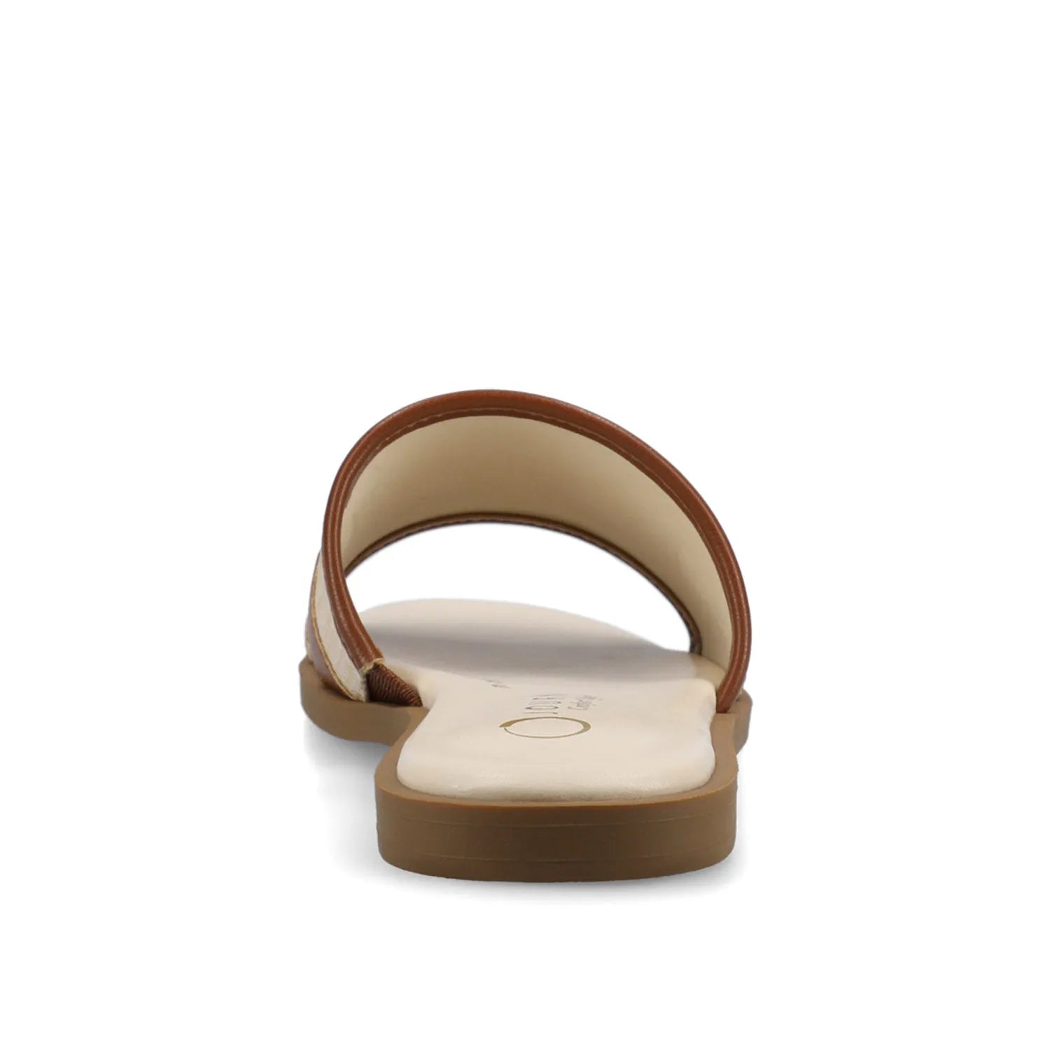 PRIYA SLIP ON SANDALS - Natural Cognac