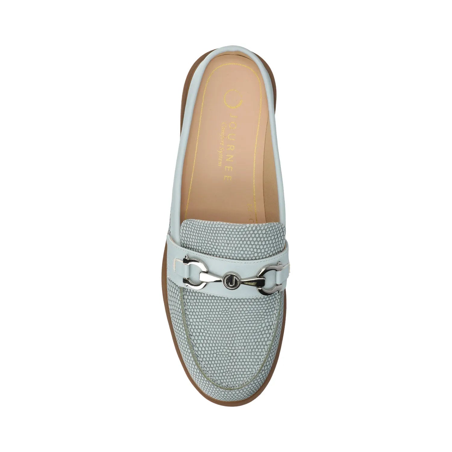 RAYLA SLIP ON LOAFERS - Blue Lizard