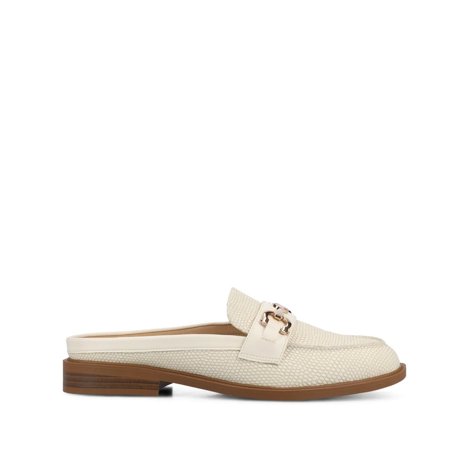 RAYLA SLIP ON LOAFERS - Bone Lizard