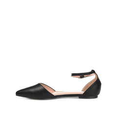 REBA D'ORSAY FLATS IN WIDE - Black