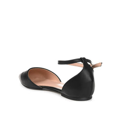 REBA D'ORSAY FLATS IN WIDE - Black