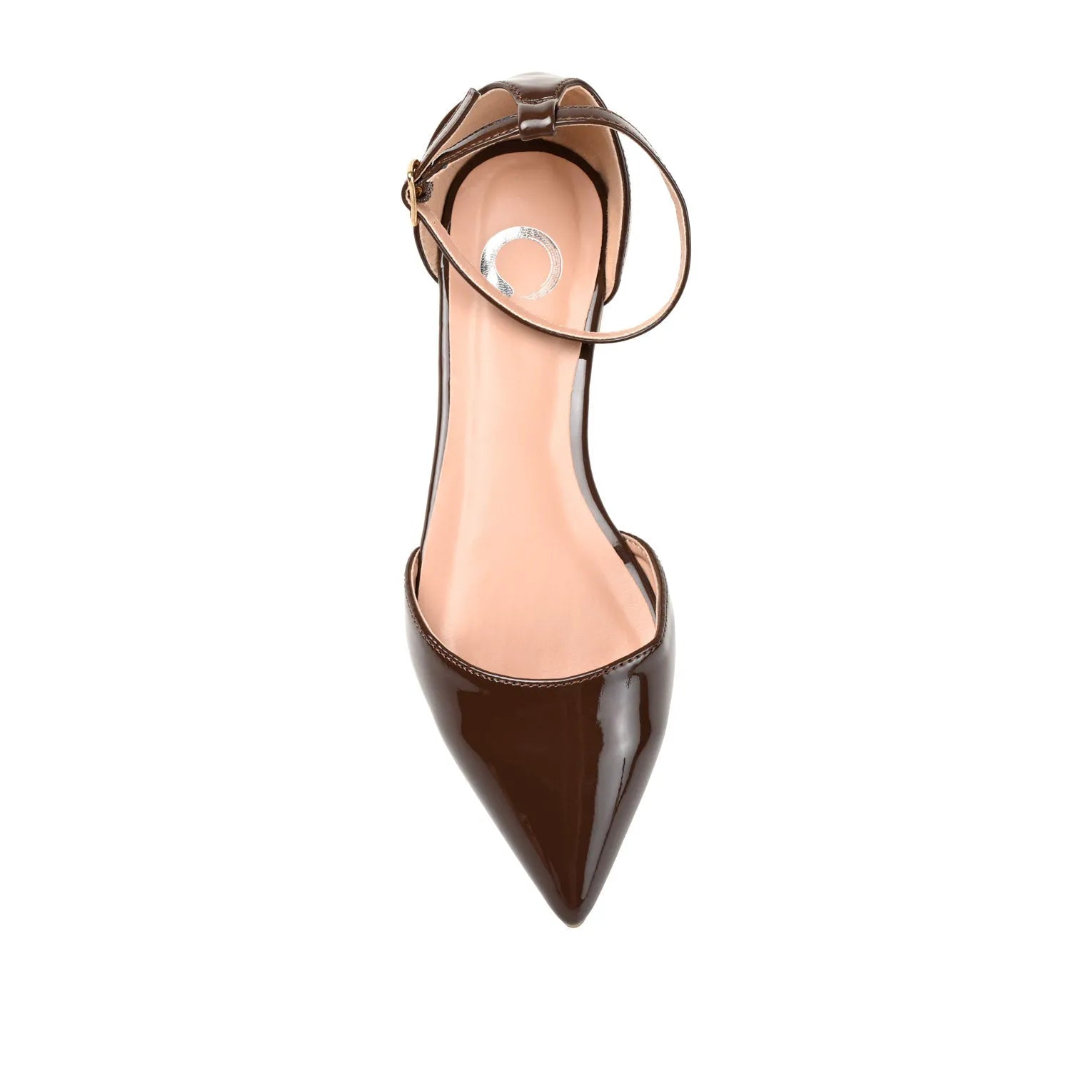 REBA D'ORSAY FLATS IN WIDE - Brown