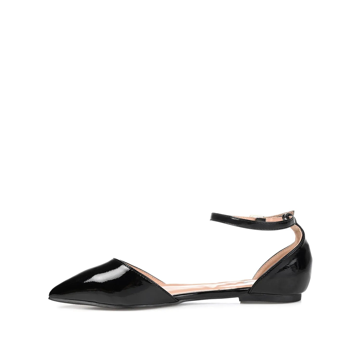 REBA D'ORSAY FLATS IN VEGAN LEATHER - Black Floral