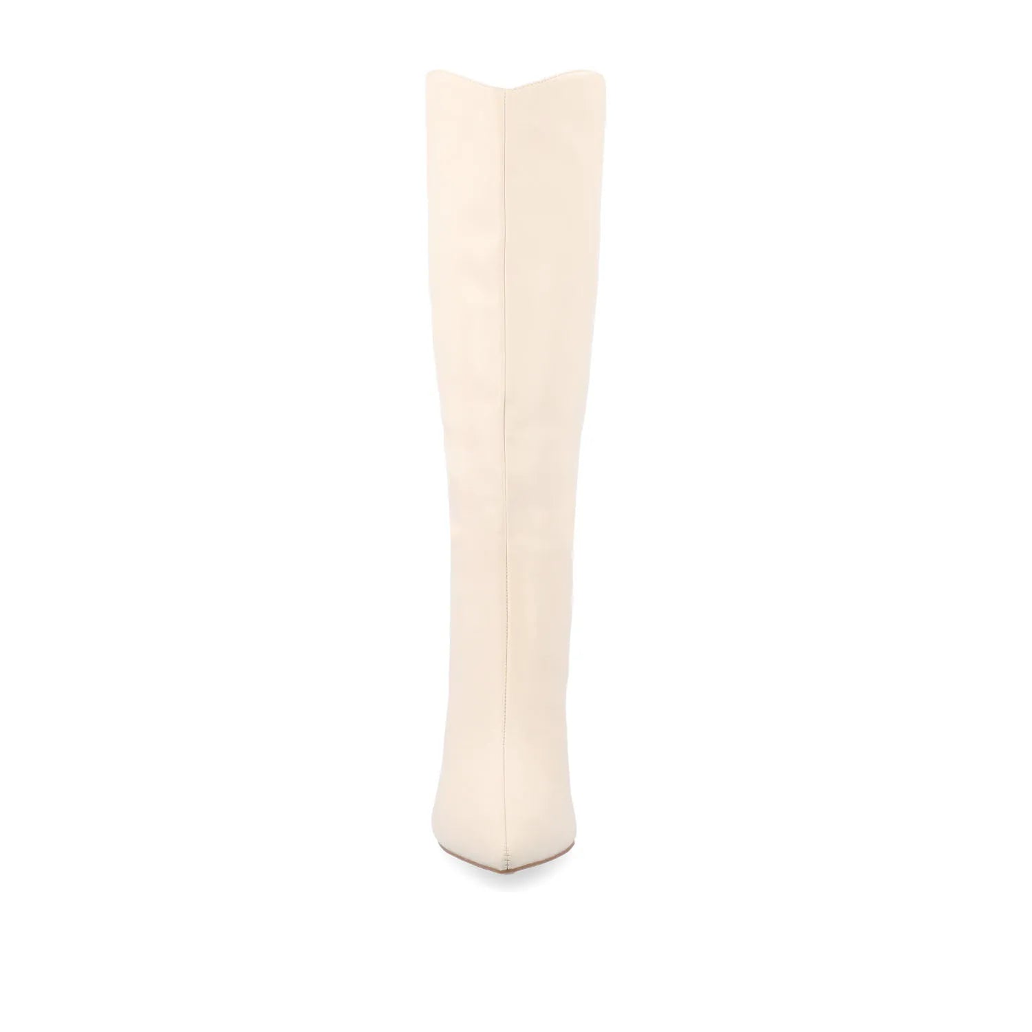 REHELA Knee-High Boots in Vegan Leather - Bone