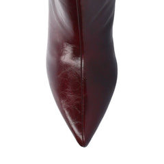 REHELA Boots in Wide Width & Calf - Oxblood Patent
